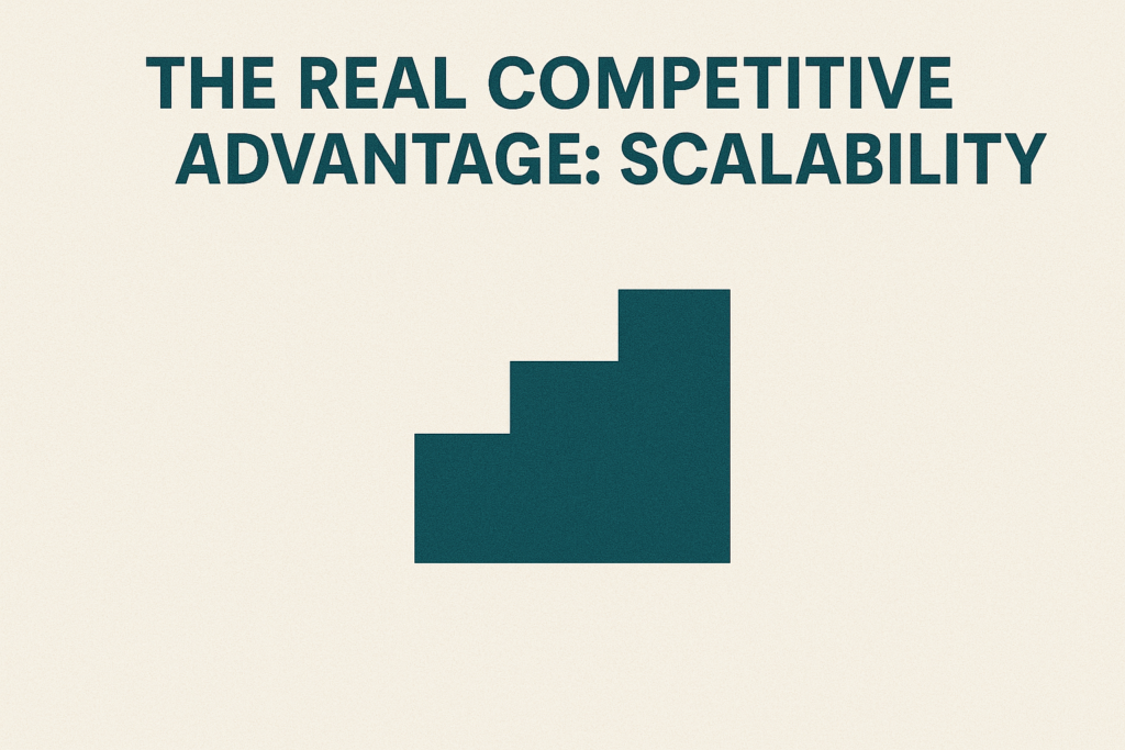 The Real Competitive Advantage Scalability